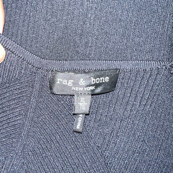 Nwot Rag & Bone black Asher Tank Top sz XL #CC - Picture 5 of 6